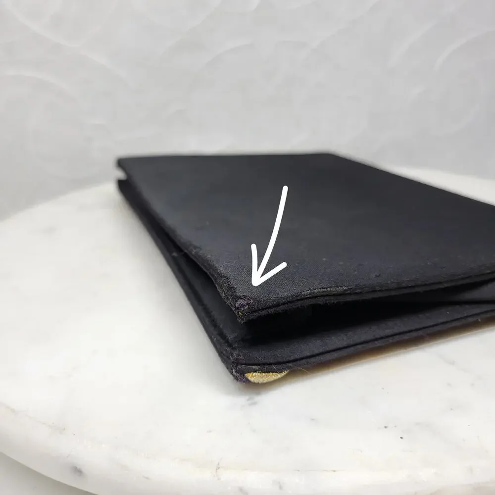 Vintage Yves Saint Laurent Silk Envelope Clutch 9